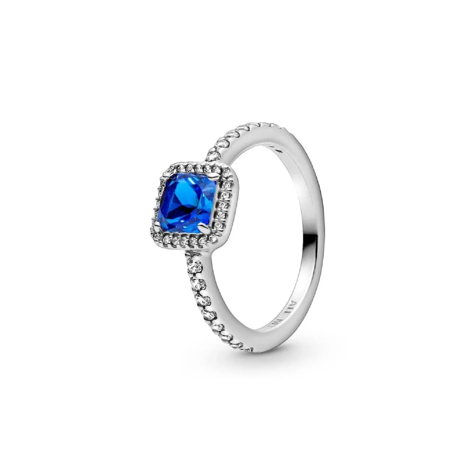 Ladies' Blue crystal Pandora Ring