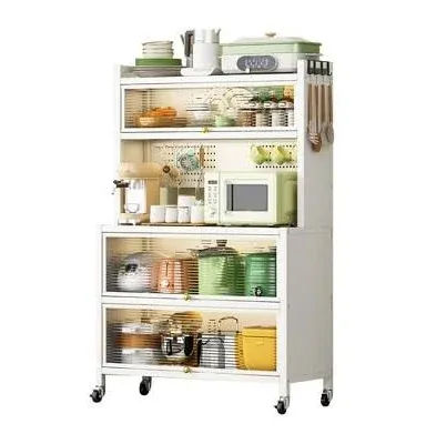 Bakers Rack 5 Tier Microwave Stand with Storage