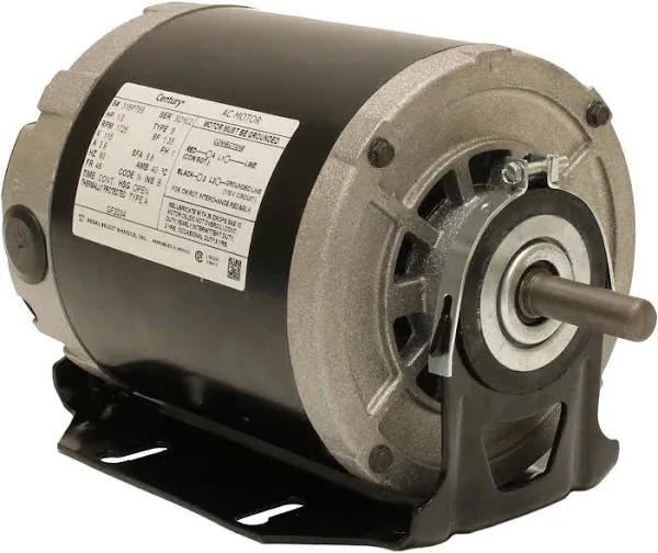 GF2034 Century 5 5/8” Shaft 1/3hp 1725RPM 48 Frame 115/230V Belt Drive Fan Motor