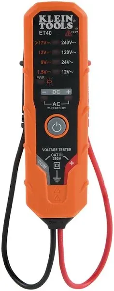 Klein Tools ET40 Electronic AC DC Voltage Tester