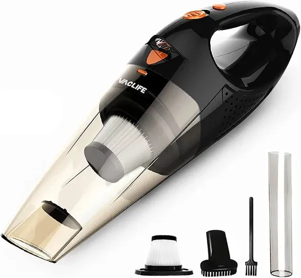 Vaclife Handheld Vacuum Car Vacuum Cleaner Cordless Mini Portable Rechargeable Vacuum Cleaner with 2 Filters