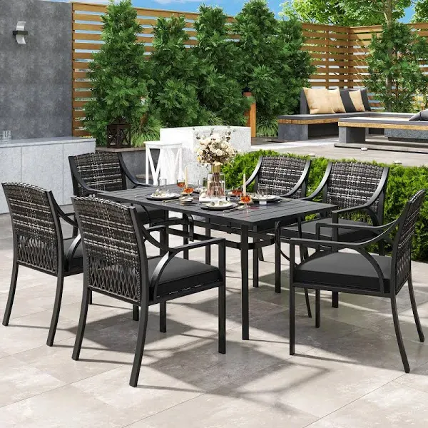 YITAHOME 7 Piece Patio Dining Set