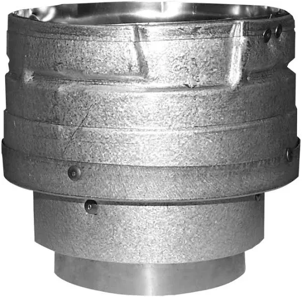 Pellet Stove Vent Pipe Adapter, 3 to 4 In.