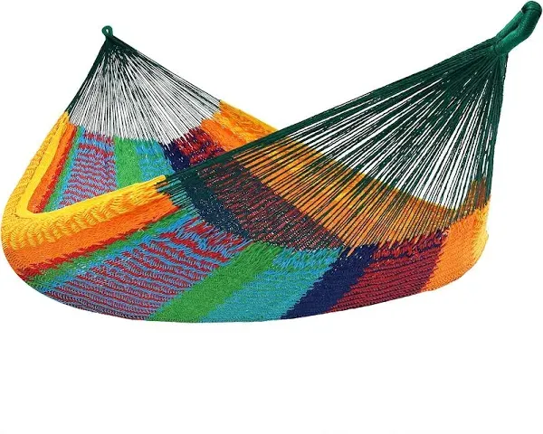 Handwoven XXL Mayan Hammock | Family Size | Thick Cotton Cord