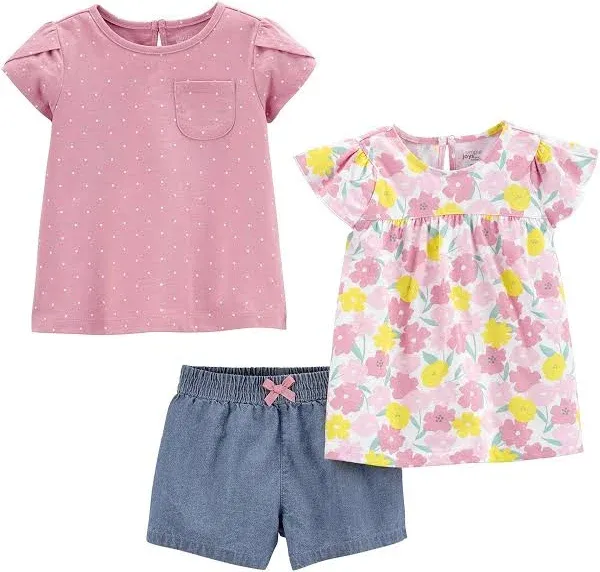 Simple Joys by Carter's baby girls-3-piece Playwear Set