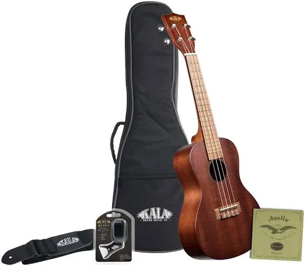 Kala KA-15T-BNDL : KA15TBNDL2006 Satin Mahogany Tenor Bundle Rosewood Update | Reverb