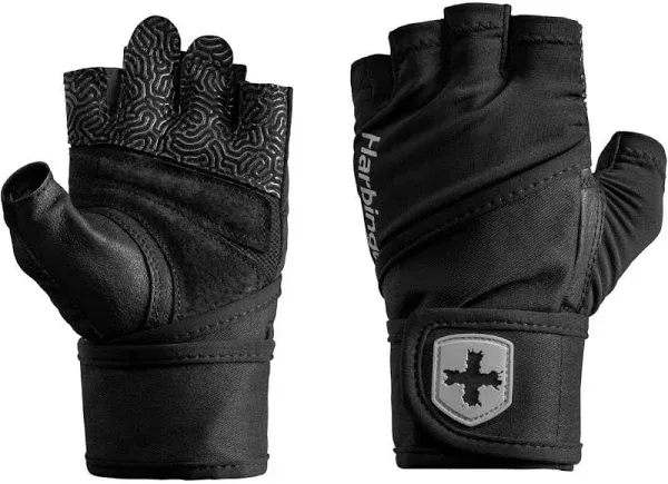 Harbinger Pro Wristwrap Gloves 3.0 Enhanced Grip Superior Wrist Support