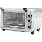 BLACK+DECKER Crisp &#039;N Bake Air Fry Toaster Oven, Stainless Steel, TO3215SS