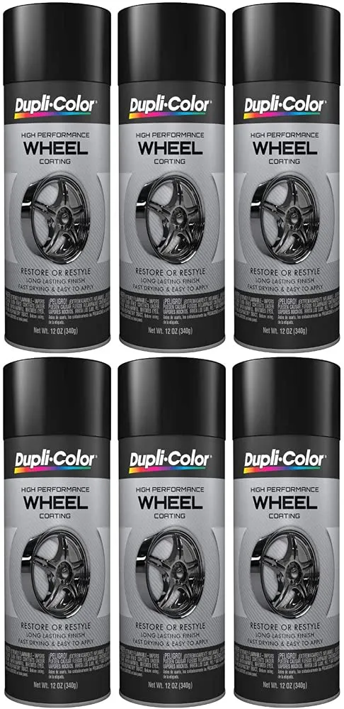 Duplicolor High Performance Gloss Black Wheel Paint