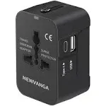 Travel Adapter Worldwide All in One Universal Adaptor Wall AC Power Plug Charger