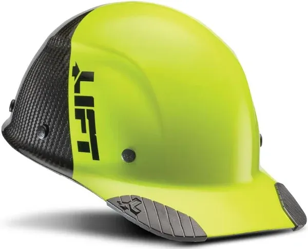 Lift Safety Dax Carbon Fiber Cap Style Fifty 50 Hard Hat with 6-Point Suspension