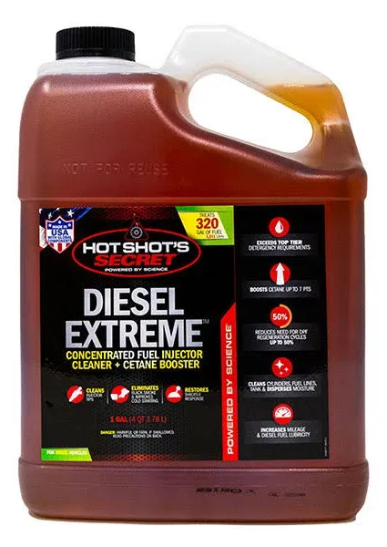 Hot Shot&#039;s Secret Diesel Extreme 1 Gallon, Concentrated Fuel System Cleaner, ...