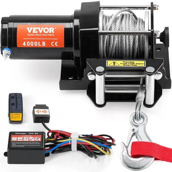 VEVOR Electric Winch ATV UTV 4000 lb