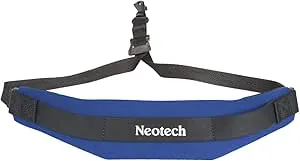 Neotech Saxophone Strap - Small - Made In USA- Swivel Hook Neck Strap for Saxophone, Clarinets, English Horns & More - Comfortable Neoprene Instrument Neck Strap (Royal Blue)