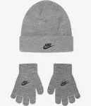 NIKE Grey Knitted Hat Set