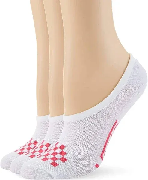 Vans Off The Wall No Show or Crew Socks 2-3 Pair PKG Girls 1-6 /Womens 6-10/9-13