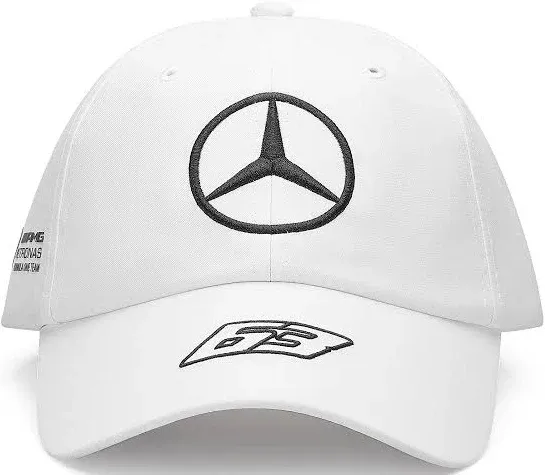 Mercedes AMG Petronas Formula One Team - Kids 2023 George Russell Driver Hat - White - Size: One size