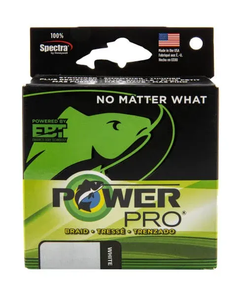 Power Pro Spectra White Braided Line