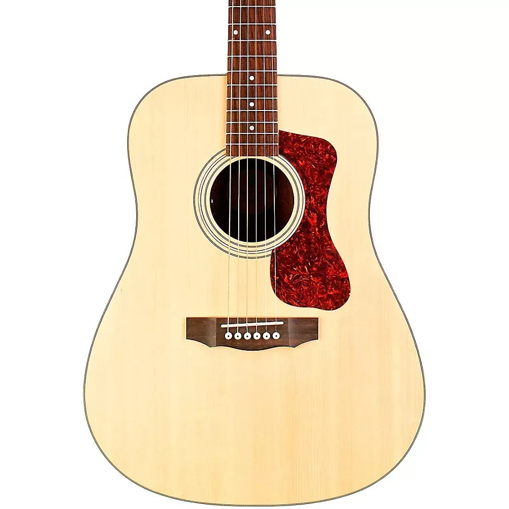 Guild D-240E Dreadnought Acoustic-Elect<wbr/>ric Guitar Natural