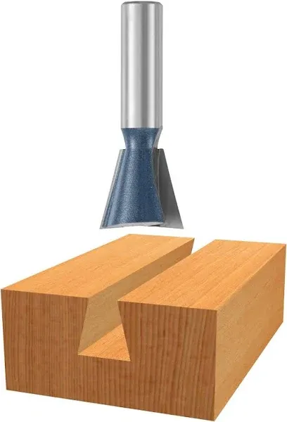 Bosch Dovetail Router Bit 1/2-in Carbide-Tipped