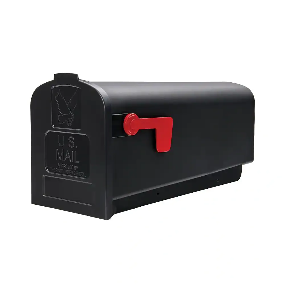 Gibraltar Mailboxes Parsons Medium Capacity Rust-Proof Plastic Post-Mount Mailbox