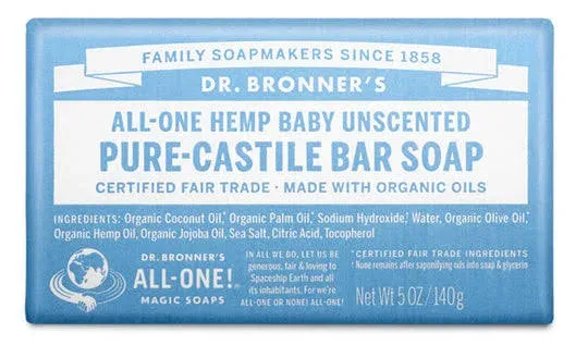 Dr Bronner's Pure-Castile Bar Soap