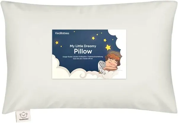 KeaBabies Toddler Pillow with Pillowcase