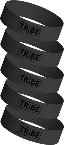 Tribe Lifting Fabric Resistance Bands for Working Out - Booty Bands for Women and Men - Exercise Bands Resistance Bands Set - Workout Bands Resistance