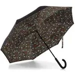 Totes Reverse Close Umbrella with Auto Close Technology Ditsi Multi Floral One Size