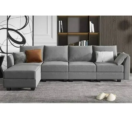 Honbay Sectional Couch Sofa Storage