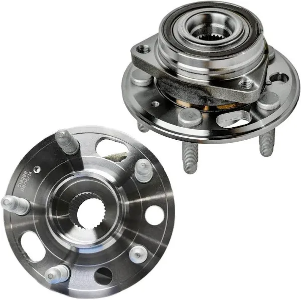 Detroit Axle Front or Rear Wheel Bearing Hubs for Chevy Malibu Impala Buick Regal Lacrosse Saab 9-5 Cadillac Xts