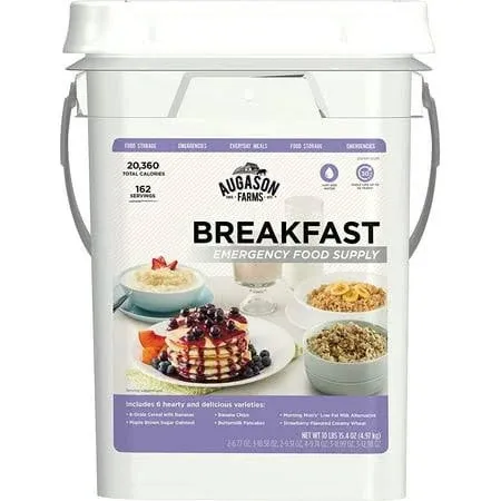 Augason Farms Breakfast Emergency Food Supply Pail