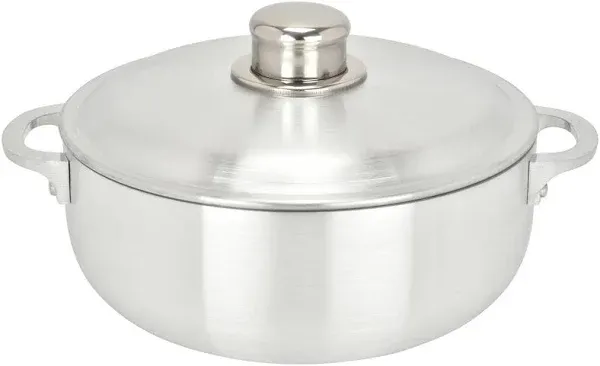 Chef PRO Commercial Grade Aluminum Caldero Stock Pot, 3.8 Quarts