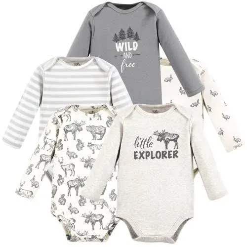 Touched by Nature Organic Cotton Long-Sleeve Bodysuits