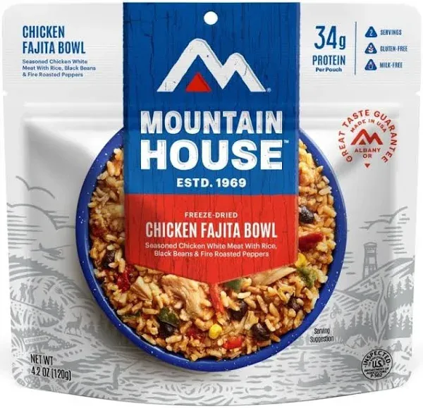 Mountain House Chicken Fajita Bowl