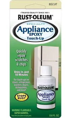 Rust-Oleum 203002 Appliance Touch Up Paint, Biscuit, 0.6 oz.