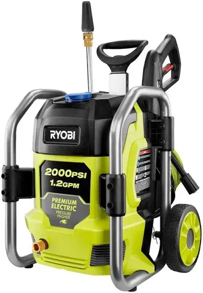 Ryobi 2000 psi 1.2 GPM Cold Water Electric Pressure Washer