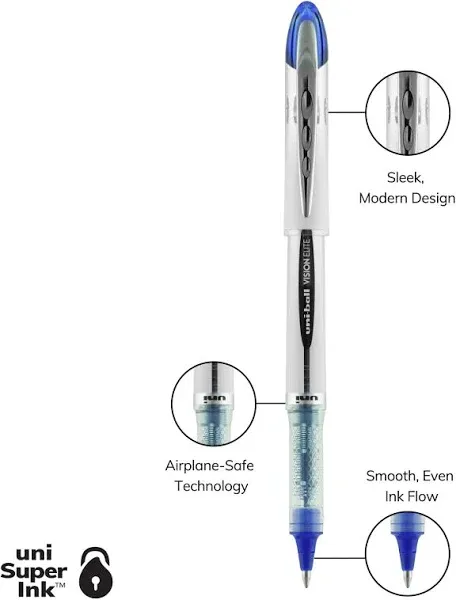 uniball Vision Elite Stick Roller Ball Pen