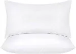 Utopia Bedding Throw Pillows Insert (Pack of 2 White) - 12 x 20 Inches Bed and Couch Pillows - Indoor Decorative Pillows