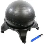 CanDo Ball Chair Plastic Mobile with Back