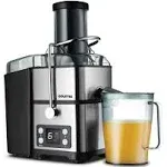 Gourmia 6-Speed Big Mouth Extraction Digital Juicer with Self-Cleaning Cycle