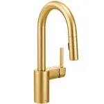 Moen 5965 Align 1.5 GPM 1 Hole Pull Down Bar Faucet - Gold