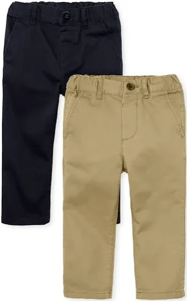 The Children's Place Baby Boys 2-Pack Skinny Chino Pants