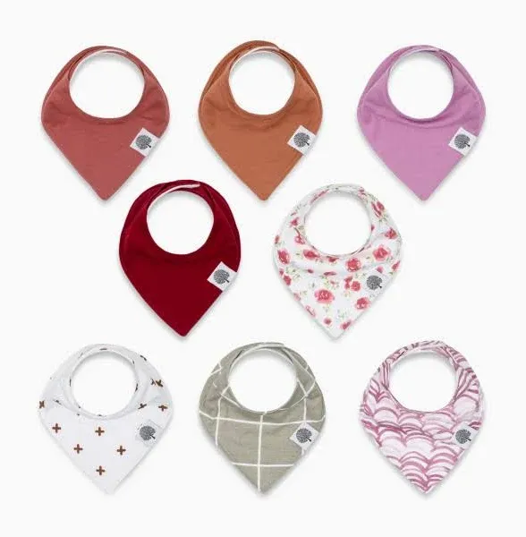 Parker Baby Co. 8 Pack Bandana Drool Bibs