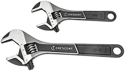 CRESCENT 2 Pc. Wide Jaw Adjustable Wrench