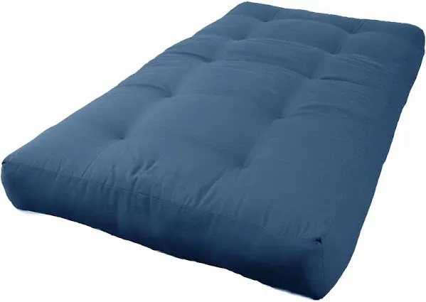 Blazing Needles 8 in. Renewal Twill Full Size Futon Mattress