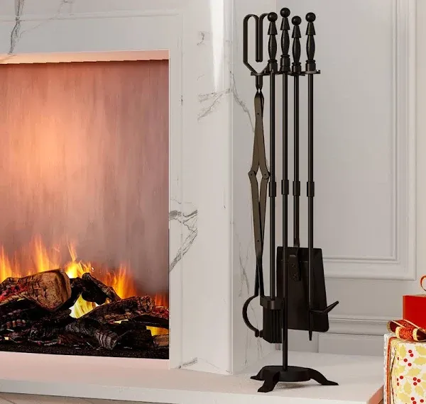 Fire Beauty 5-Piece Fireplace Tools Set