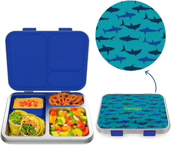 Bentgo Kids&#039; Stainless Steel Bento Lunch Box - Shark