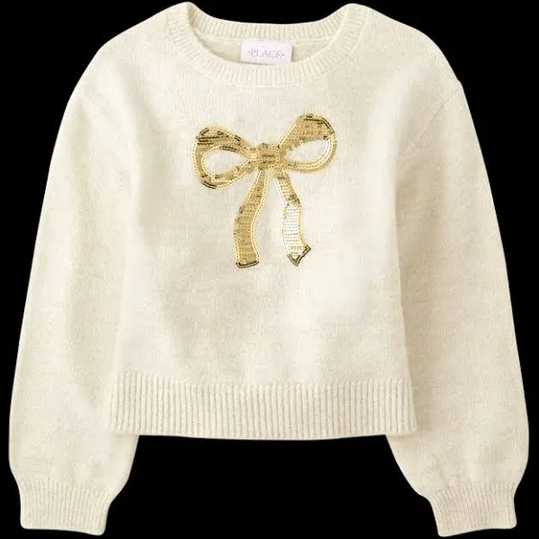 The Children's Place Girls Sequin Graphic Sweater