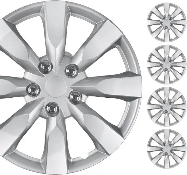 BDK 4-Pack Premium 16" Wheel Rim Cover Hubcaps